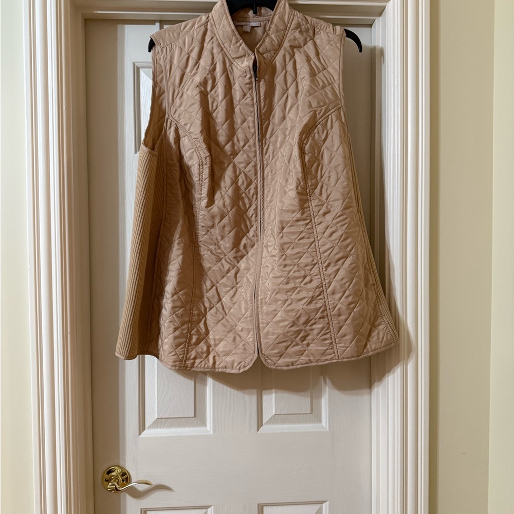 Woman Within Plus Size Quilted Vest